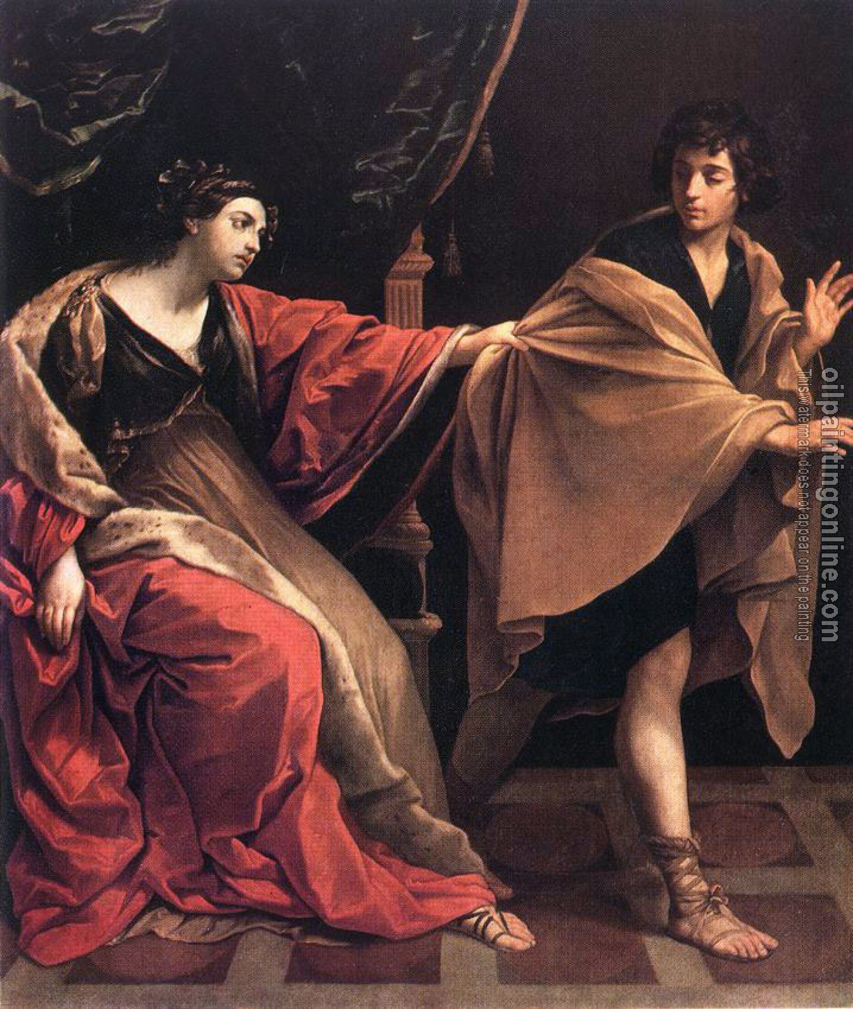 Guido Reni - Joseph and Potiphars Wife